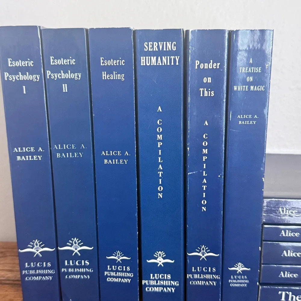 Alice A Bailey 11 Book Lot Lucis Esoteric Occult Theosophy Seven Rays Magic